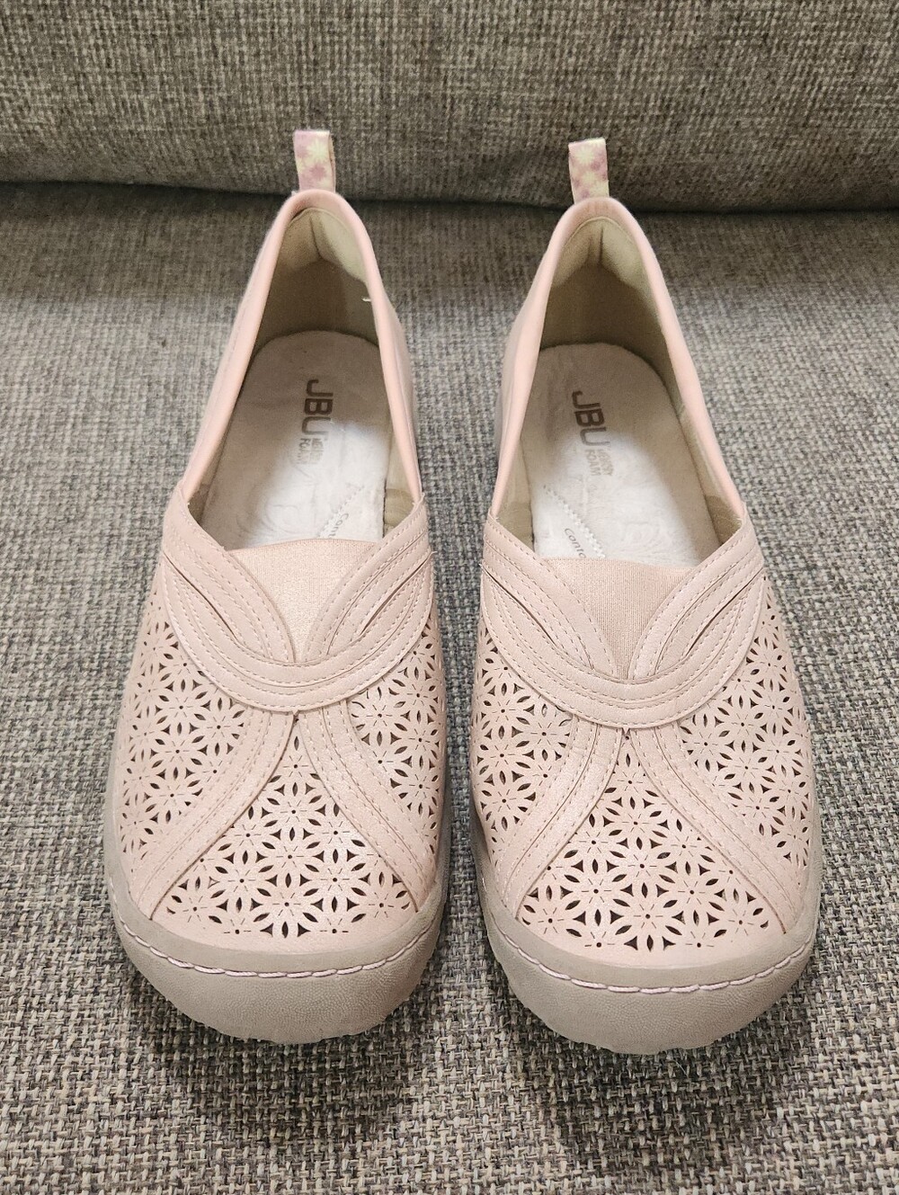 JBU Florida Blush Pink Casual Step-In loafer Shoe 11